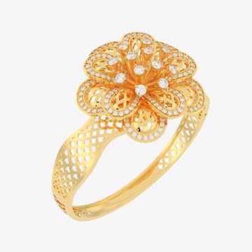 14k Gold Rose Ring